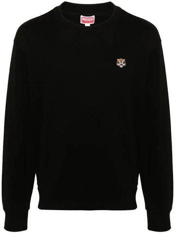 Hooded Sweatshirt FE55SW2084MF 99J NOIR - KENZO - BALAAN 1