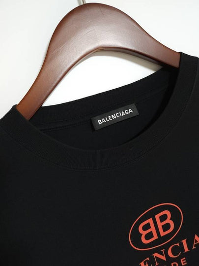 S Black BB embroidery logo overfit short sleeve t shirt 508203 - BALENCIAGA - BALAAN 2