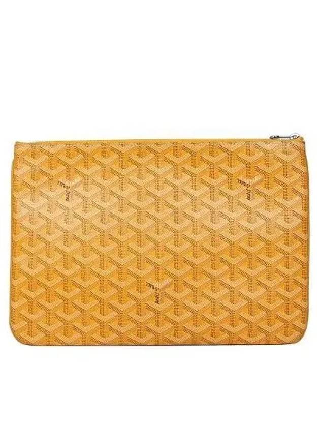 PVC special yellow color Sena MM unisex clutch bag - GOYARD - BALAAN 4