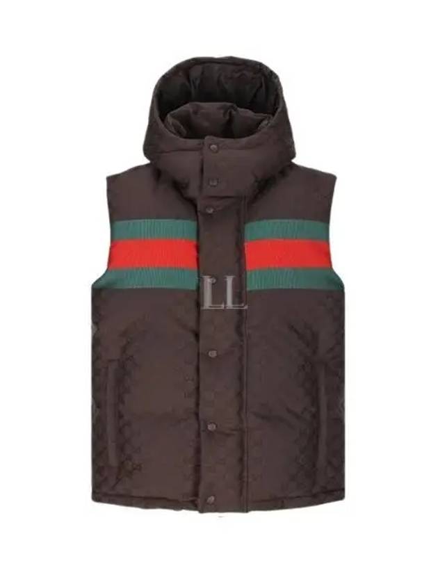 Hooded Down Vest Black - GUCCI - BALAAN 2