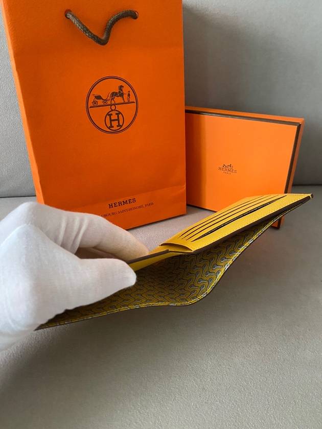 Citizen Twill Compact Half Wallet Sun - HERMES - BALAAN 6