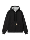 Men s WIP Hooded Zip Up Black I032935 0GLXX - CARHARTT - BALAAN 3