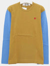 P1T316 ORANGE BLUE TShirt - COMME DES GARCONS - BALAAN 1