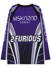 Racing Swan Long Sleeve Jersey Purple - MSKN2ND - BALAAN 5