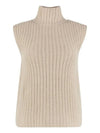 Toano Wool Turtleneck Beige - WEEKEND MAX MARA - BALAAN 1