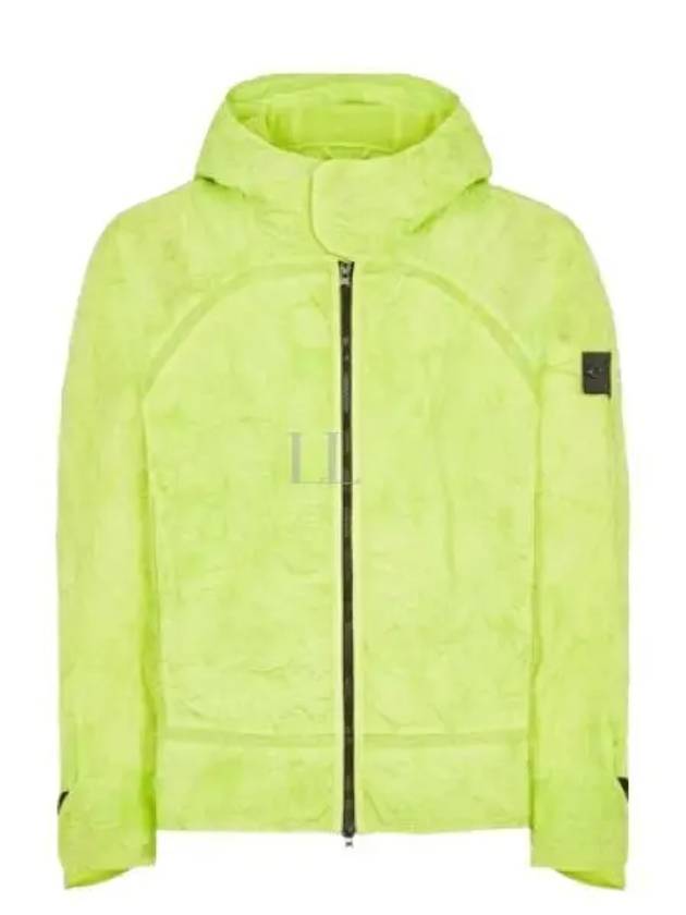 Men's Shadow Project Nylon Metal Waffle Print Hooded Jacket Green - STONE ISLAND - BALAAN 2