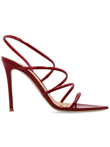 Gianvito Rossi Heeled Sandals ‘Ettie’, Women's, Red - GIANVITO ROSSI - BALAAN 1