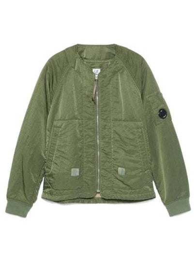 Nylon B Lined Bomber Jacket Green - CP COMPANY - BALAAN 2