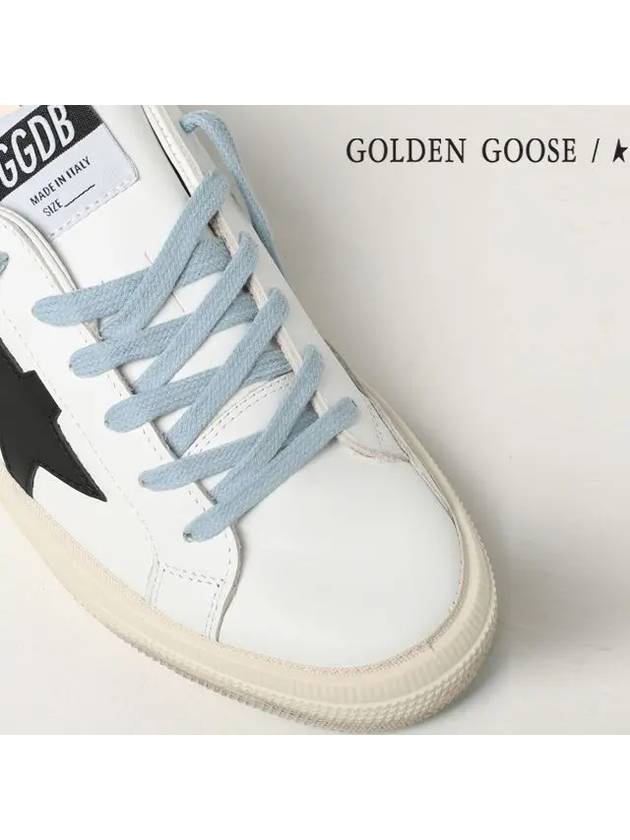 Women's May Superstar Orange Tab Low Top Sneakers White - GOLDEN GOOSE - BALAAN 6