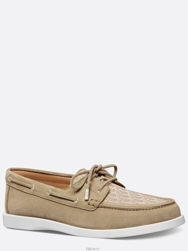 Granville Suede Boat Beige - DIOR - BALAAN 3