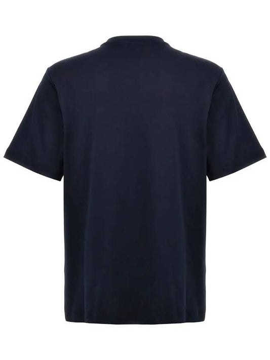 R26JRS124002651 Logo Navy Short Sleeve TShirt - BERLUTI - BALAAN 2