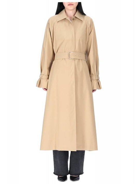 MEMO 2421026011600 006 Long Trench Coat - MAX MARA - BALAAN 2