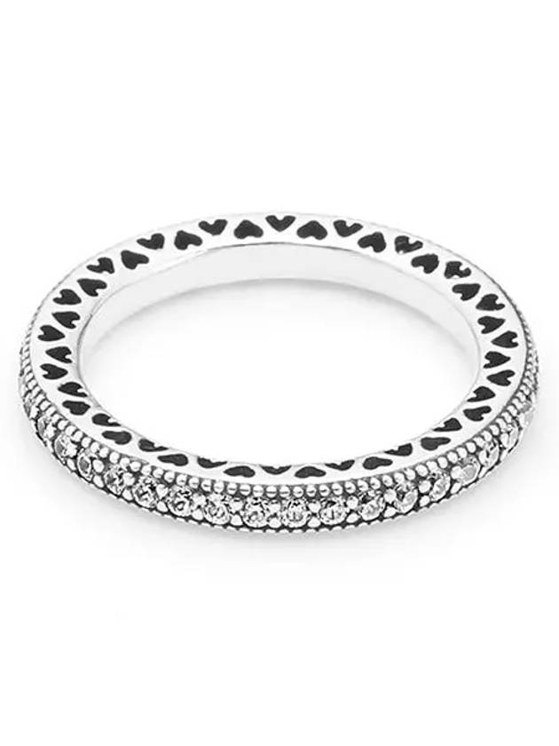 Sparkle Hearts Ring Silver - PANDORA - BALAAN 5