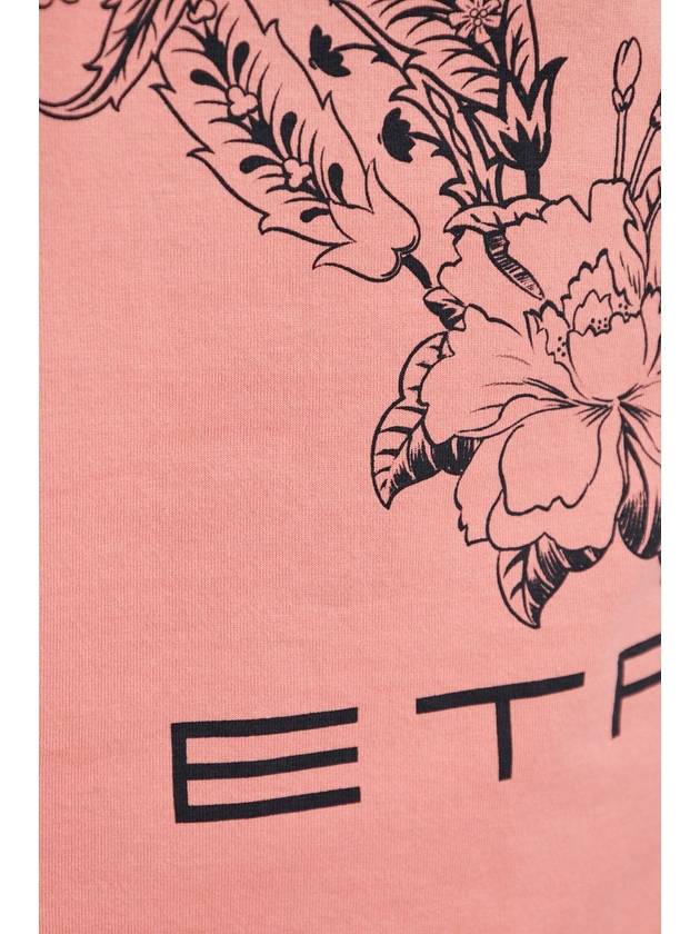 Etro T-shirt With Print, Women's, Pink - ETRO - BALAAN 5