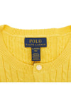 Kids Cable Cardigan 313543047066 YELLOW Adults can wear - POLO RALPH LAUREN - BALAAN 9