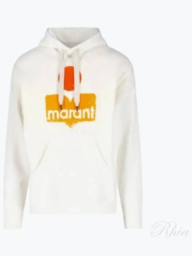 Miley Big Logo Hoodie White - ISABEL MARANT - BALAAN 2