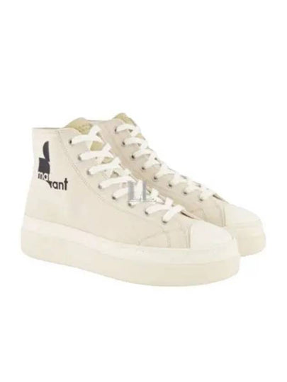 Austen High Top Sneaker Beige - ISABEL MARANT - BALAAN 2