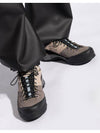 X ALP Leather Low Top Sneakers Pewter Vintage Khaki - SALOMON - BALAAN 5