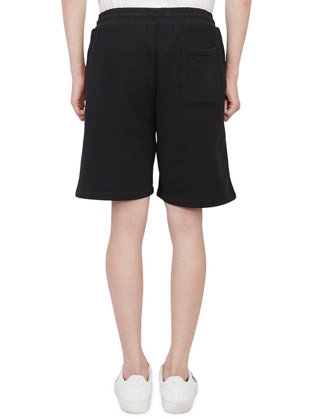 Men's Logo Printing Bermuda Shorts Black - GOLDEN GOOSE - BALAAN 7