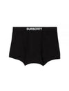 Men's Logo Boxer Stretch Cotton Briefs Black - BURBERRY - BALAAN 2