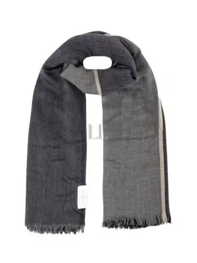 Cashmere Silk Muffler Navy - BRUNELLO CUCINELLI - BALAAN 2