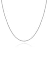 BOX CHAIN SILVER 40 women s necklace - CRYSTAL HAZE - BALAAN 2