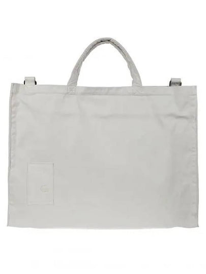 Logo Patch Tote Bag Grey - TEN C - BALAAN 2