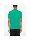 Afko Logo Cotton Polo Shirt Green - ISABEL MARANT - BALAAN 5