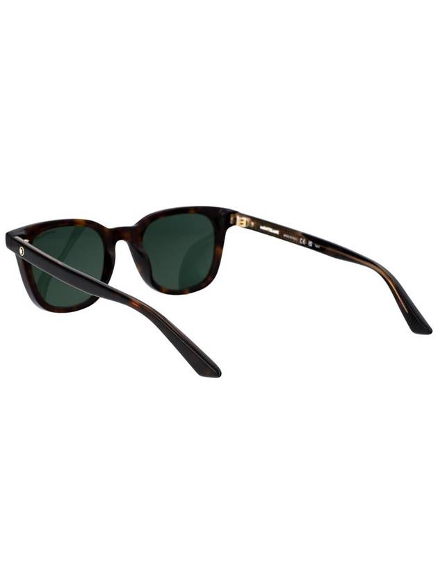 Tortoiseshell Square Frame Sunglasses MB0320S - MONTBLANC - BALAAN 5