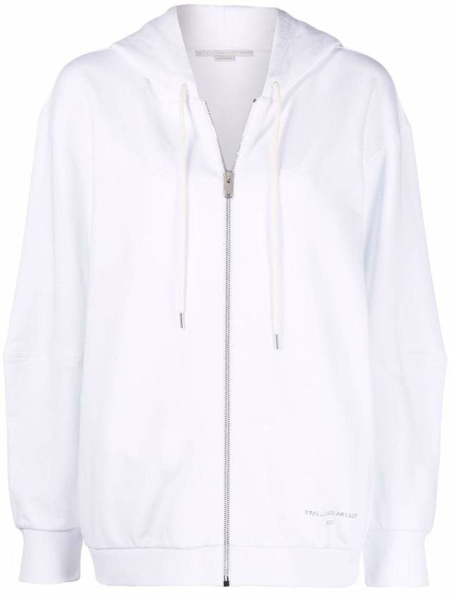 logo decorated drawstring hoodie 604199SPW32 - STELLA MCCARTNEY - BALAAN 2