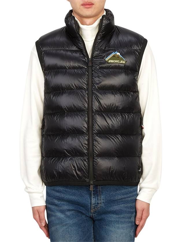 Jersey Down Vest Black - MONCLER - BALAAN 3