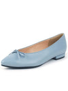 Ballerina Ribbon Flat Shoes Sky - LECHROMAQI - BALAAN 3