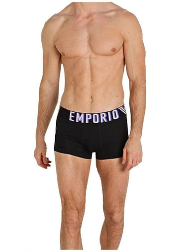 Organic Cotton Drawstrings Briefs Black - EMPORIO ARMANI - BALAAN 1