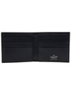 Men's VLTN Logo Half Wallet Black - VALENTINO - BALAAN 11