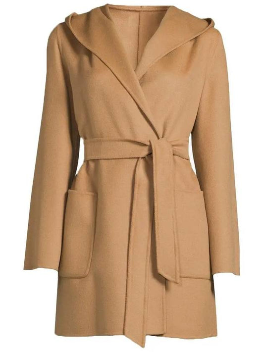 22SS Tondo TONDO wool hooded coat camel 60860319 024 - MAX MARA - BALAAN 2