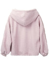 Fleece Hoodie Light Pink - HIGH SCHOOL DISCO - BALAAN 4