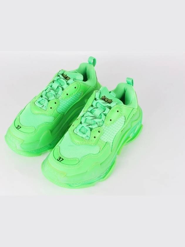 Triple S air sole sneakers green fluorescent 37 240 - BALENCIAGA - BALAAN 1