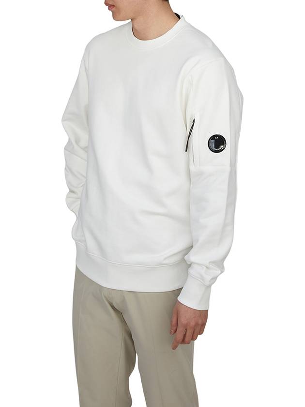 Lens Wappen Sweatshirt White - CP COMPANY - BALAAN 5