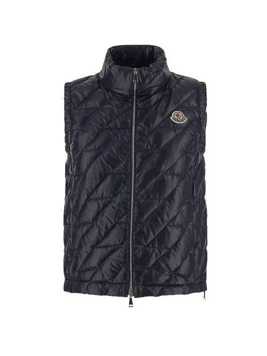 Lecroisic padded vest navy - MONCLER - BALAAN.