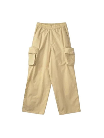 Elastic Cargo Straight Pants Beige - SUNNEI - BALAAN 1