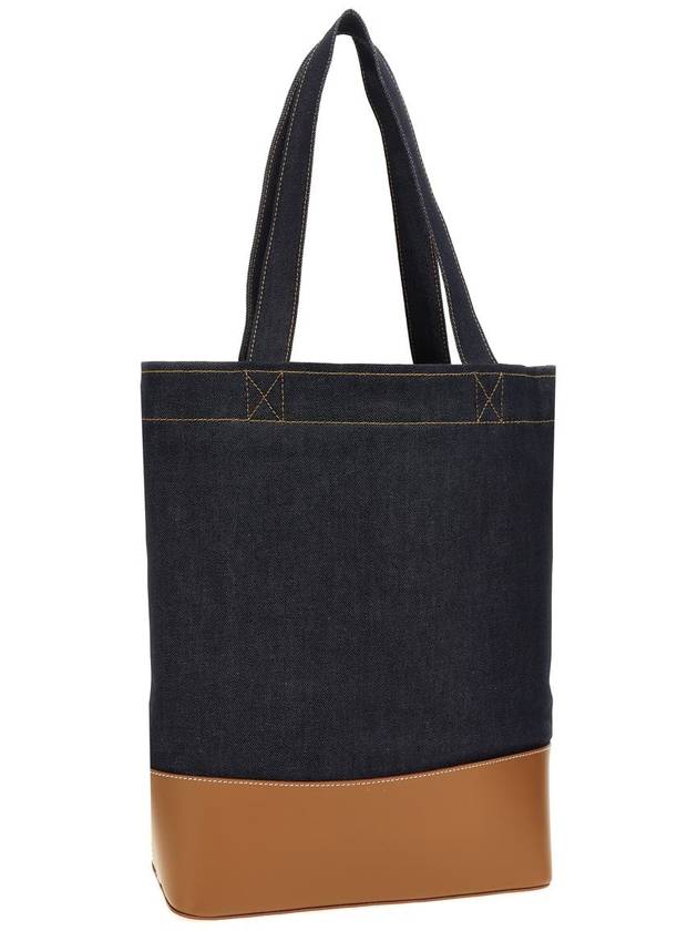 Logo Denim Axelle Tote Bag Navy - A.P.C. - BALAAN 3