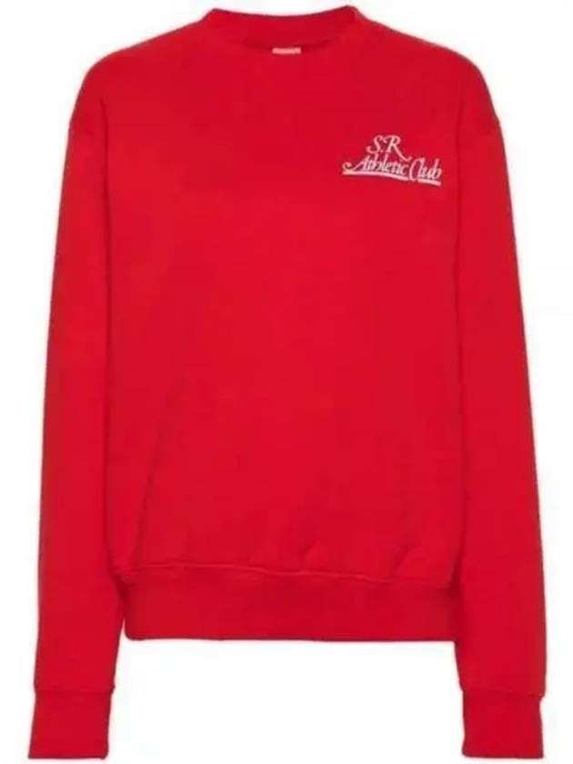 Prep Logo Print Sweatshirt Red CRAW2349SR - SPORTY & RICH - BALAAN 1