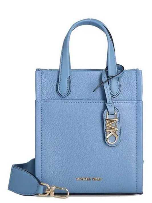 Gigi Extra Small Leather Tote Bag Blue - MICHAEL KORS - BALAAN 2