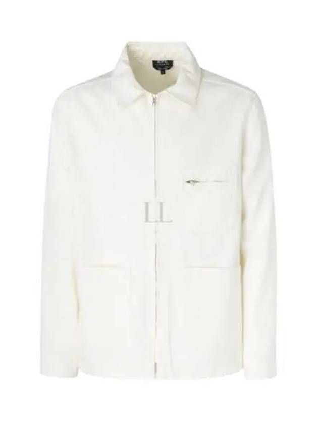 Connor Blouson Denim Jacket White - A.P.C. - BALAAN 2