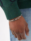 Interlocking G Chain Bracelet Silver - GUCCI - BALAAN 3