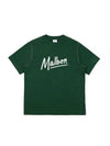 Script Stitch Round T-Shirt GREEN MAN Blue Boutique M3221PRS06GRN - MALBON GOLF - BALAAN 1