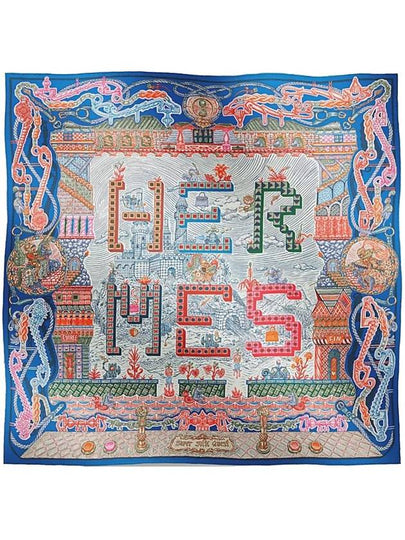 Super Silk Quest 90 Scarf Rose - HERMES - BALAAN 2