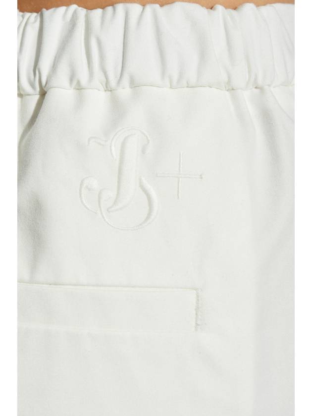 JIL SANDER+ Pants With Logo, Women's, White - JIL SANDER - BALAAN 5