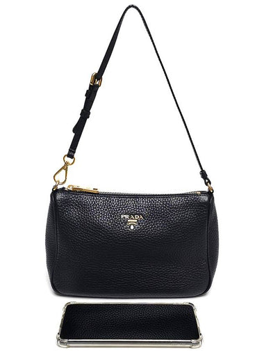 1N1620 Leather Small Pouch Bag - PRADA - BALAAN 1