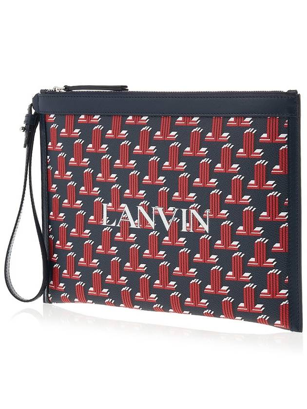 Logo Clutch Bag - LANVIN - BALAAN 3